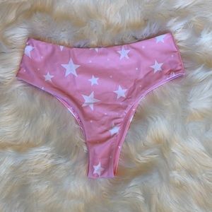 SHEIN Star Print Cheeky Bikini Bottoms